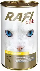 Wet Cat Food RAFI Rafi Kurczak 415 g — Chicken, Complete Adult Cat Pouch