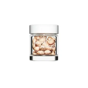 Serum capsules Clarins Milky Boost Caps 0.2 ml liquid, 30 capsules, suitable for all skin types