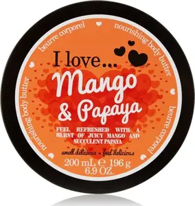 Body butter I love Nourishing Body Butter Mango & Papaya 200 ml - nourishing skin care