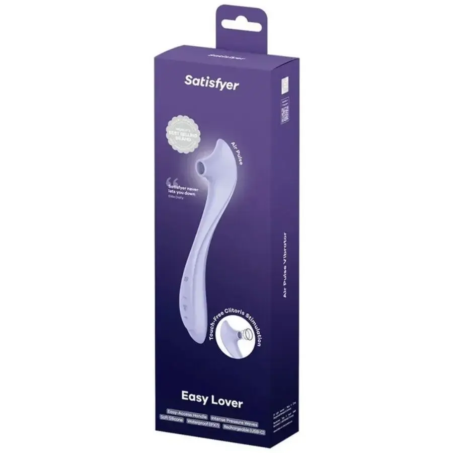 Satisfyer Easy Lover vibrator & air pulse stimulator Photo 5