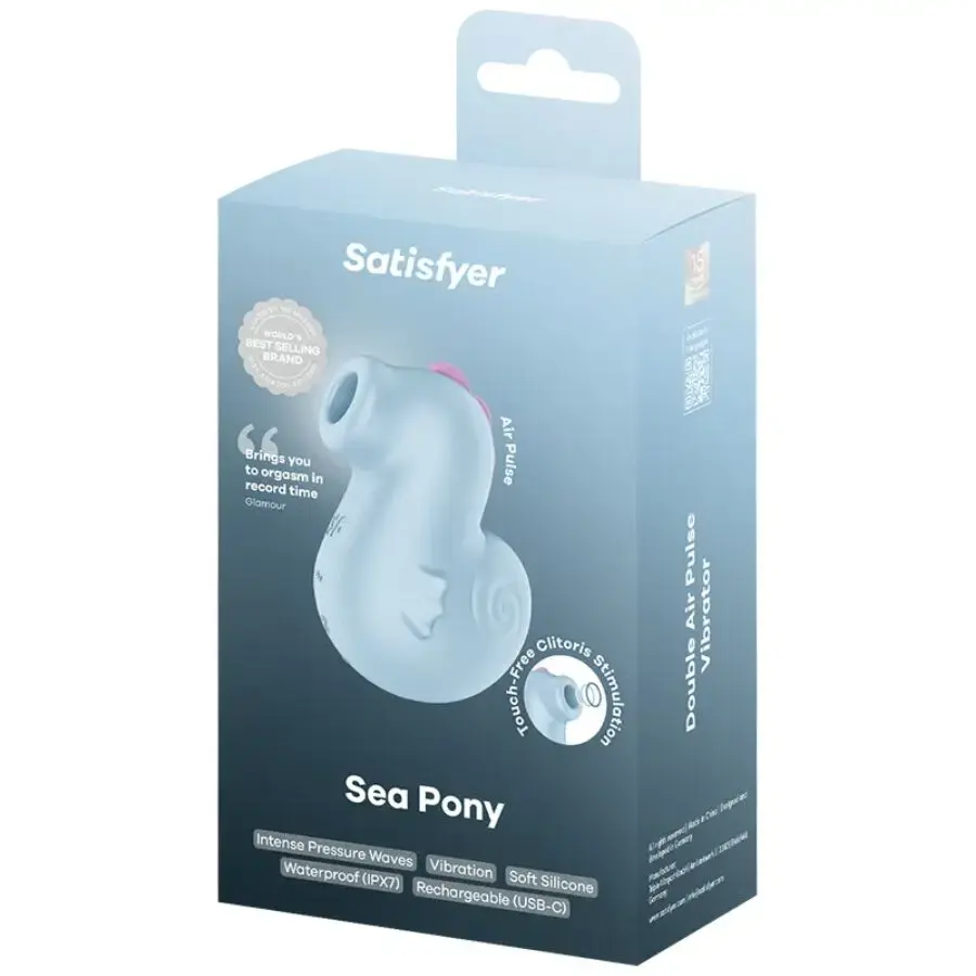 Satisfyer Sea Pony vibrator and air pulse stimulator Photo 5