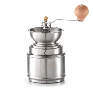 Coffee grinder ZELLER 27219 — stainless steel, 160×95×220 mm