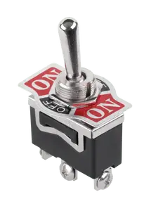Vienpola ON-OFF-ON divu pozīciju pārslēdzējs electro base KN3(C)-103, 10A 125V / 6A 250V AC
