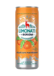 Gāzēts dzēriens Borjomi Limonati mandarīnu, kannā 0,33 l (iemaksa)