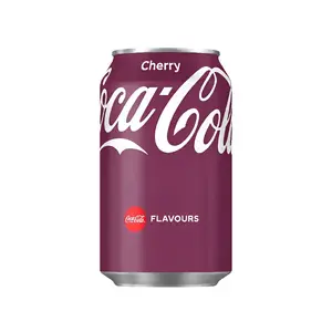 Газированный напиток Coca‑Cola Cherry, банка 0,33 л (депозит)