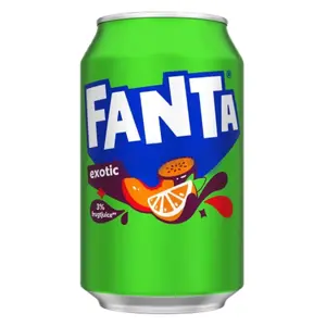 Gāzēts dzēriens Fanta Exotic, bundža 0,33 l (DEP)