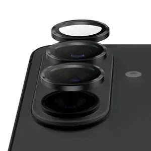 Защитное стекло для камеры PanzerGlass Hoops Ceramic II для Samsung Galaxy S26 / S26+, закалённое стекло и силикон, прозрачное