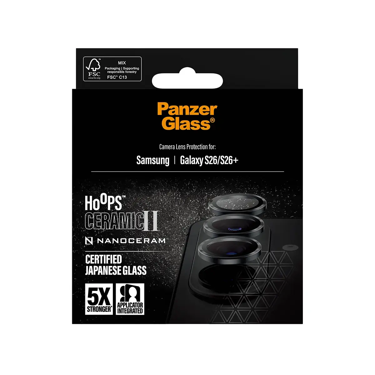 PanzerGlass Hoops Ceramic II защитa камеры S26 / S26+ Photo 3