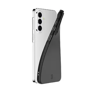 TPU aizsargapvalks Cellularline CHROMA priekš Samsung Galaxy A57, matēts soft-touch, mikrošķiedras oderējums, melns