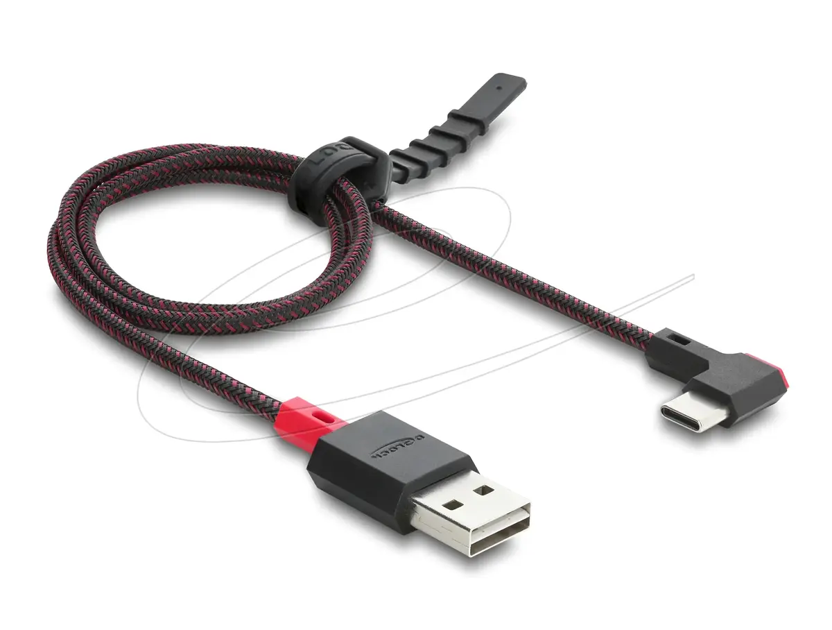 DELOCK USB 2.0 kabelis USB A uz USB C 0,5 m Photo 2