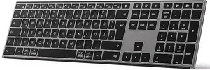 Keyboard Inateck KB06007_GRAY — ergonomic QWERTZ layout, gray
