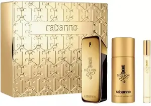 Набор Paco Rabanne 1 Million — туалетная вода 100 мл + дорожная 10 мл + дезодорант-стик 75 мл