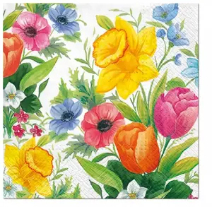 Papīra salvetes Paw Decor Collection 33×33 cm Spring Meadow, vienslāņu
