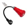 Adapteris CEE 16A 400V→220V Schuko Riff CEE/16A Photo 3