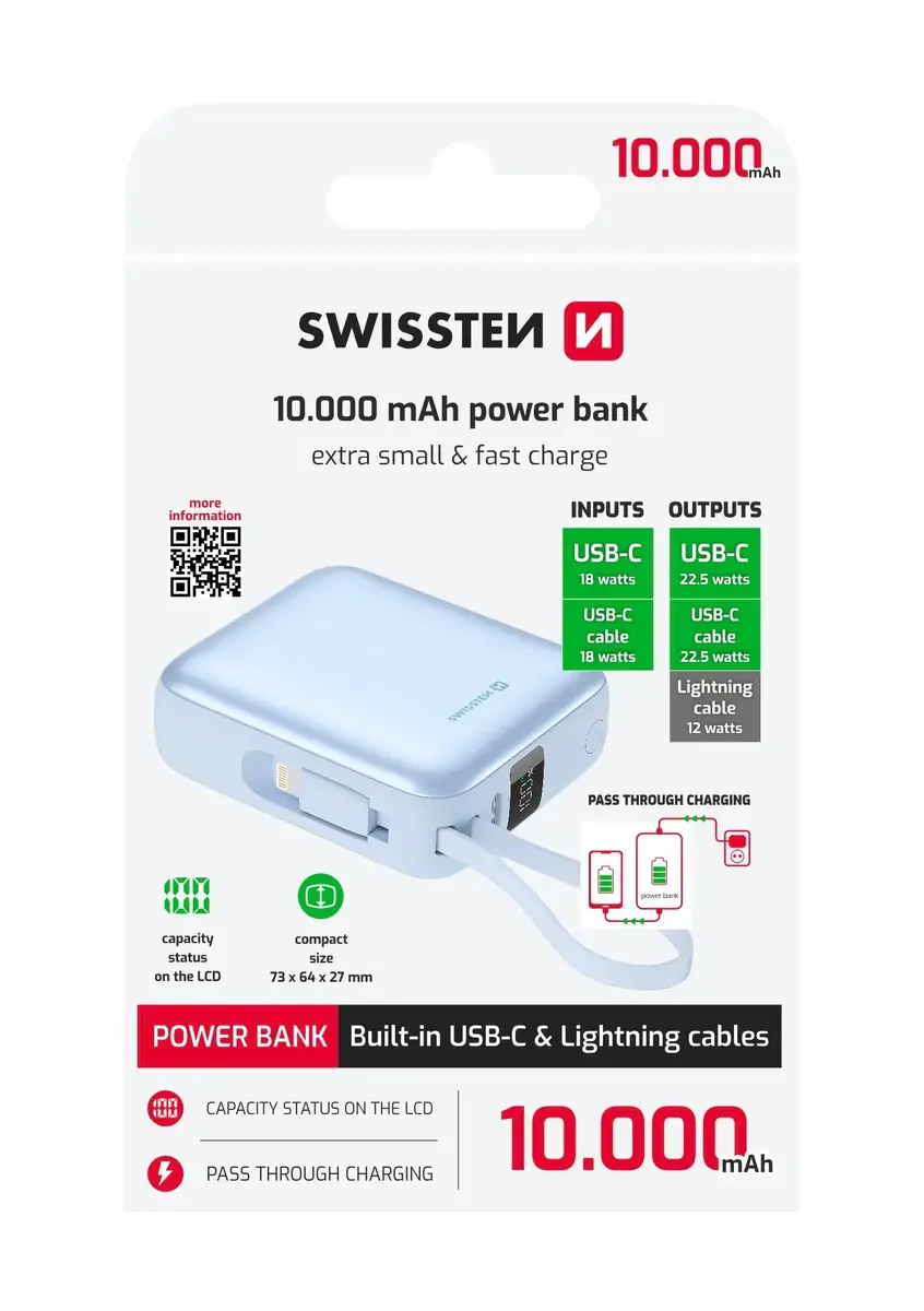 Power bank SWISSTEN SPACE 10000 mAh Photo 5