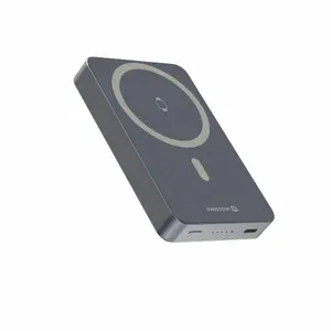 Power bank SWISSTEN FUSION 10000 mAh — universal external battery with MagSafe and Apple Watch charging, silver