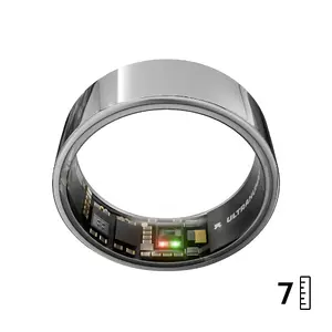 Умное кольцо Ultrahuman Ring AIR — трекер сна и активности, размер 7, серебристое, до 6 дней работы