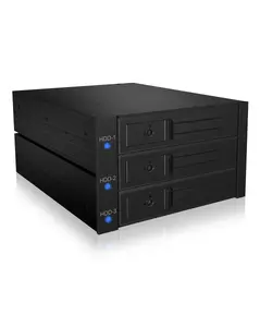 Бэкплейн ICY BOX IB-573SSK-12G 3.5" (8,89 см) черный, SATA-кабели, 2 ключа