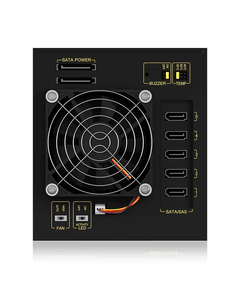 ICY BOX IB-575SSK-12G бэкплейн 3,5" 5x SATA Photo 4