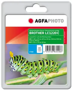 Ink cartridge AgfaPhoto APB1220CD Cyan 7 ml, 300 pages, 1 pack