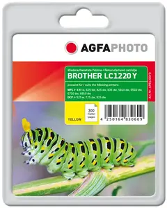 Ink cartridge AgfaPhoto APB1220YD Yellow, pigment ink, 7 ml, ~300 pages, 1 pc