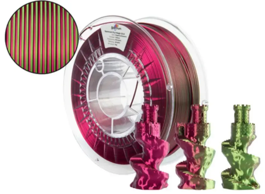 Spectrum PLA Silk Magenta Blossom 1.75 мм 1 кг Photo 3