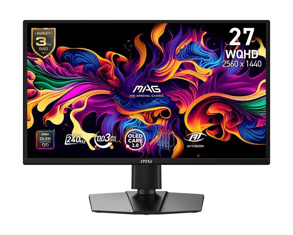 Spēļu monitors MSI MAG 272QP QD-OLED