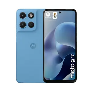 Смартфон Motorola moto g17 6.72" (17.1 см) Dual SIM, MediaTek Helio G81, 8 ГБ RAM, 128 ГБ, 50 МП двойная камера, 5200 мАч, синий
