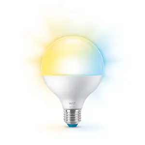 Viedā spuldze WiZ Globe G95 E27 — Wi‑Fi/Bluetooth, 11 kWh/1000h, Ø 95 mm, 220–240 V
