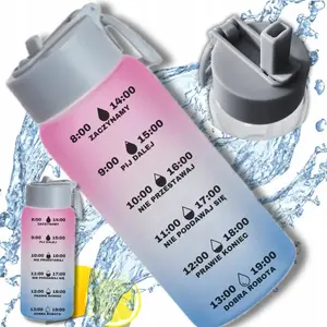 Спортивная бутылка для воды JobOut Wave от JobOut, модель BUR-93167100, многоразовая пластиковая бутылка, ёмкость не указана