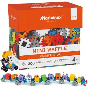 Construction Set Marioinex Mini Waffle Constructor 200 pieces — building blocks for creative play