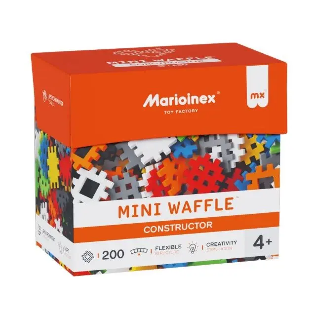 Marioinex Mini Waffle konstruktors 200 detaļas Photo 3