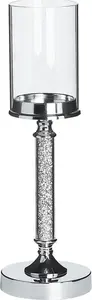 Candlestick Beliani ABBEVILLE 41 cm, silver finish