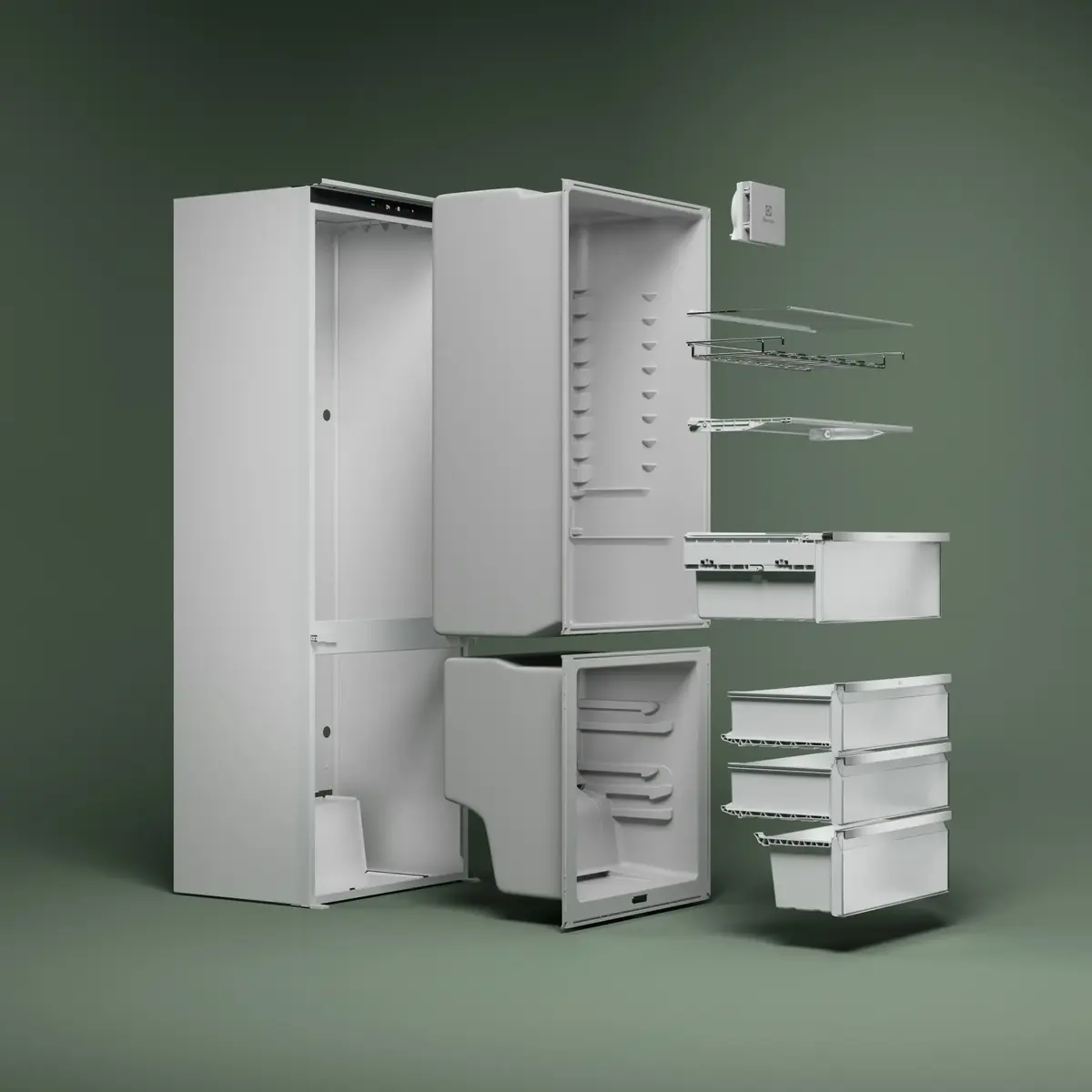 Electrolux LNA6LE18S built-in refrigerator 271 L Photo 4