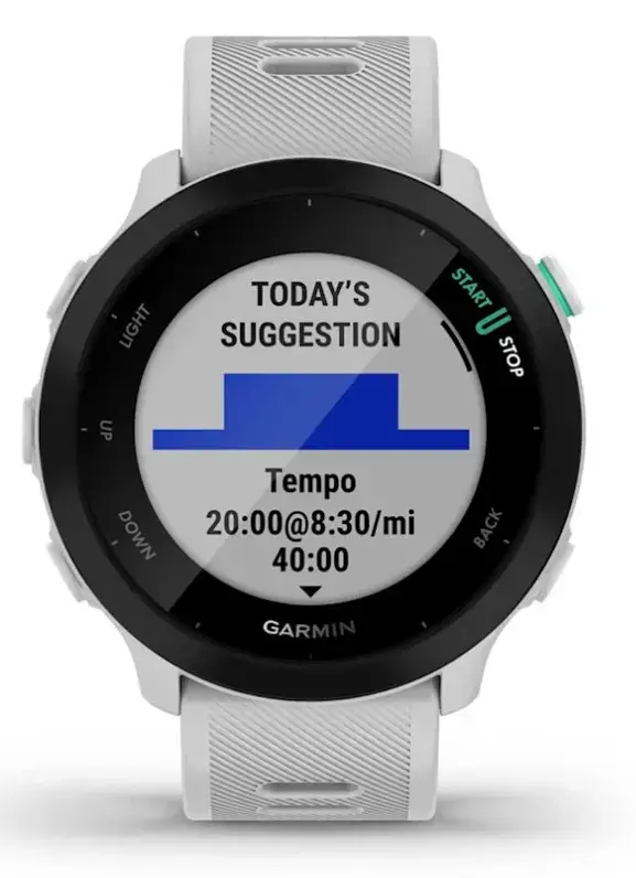 GARMIN Forerunner 55 GPS 42 mm White Photo 3