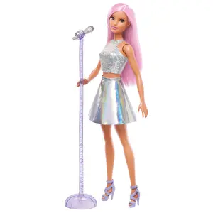 Modes lelle MATTEL Barbie Pop Star, ar skaņu, 304,8 mm, plastmasa un audums, daudzkrāsaina