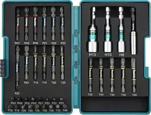 Torcionu bitu komplekts 38 gab. priekš Makita impact skrūvgriežiem DTD153 DTD157 - Makita E-26179