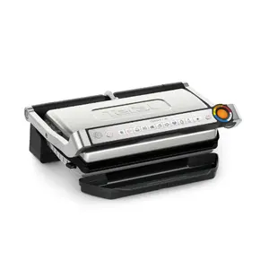 Contact grill Tefal Optigrill+ XL GC727D10 — 2000 W, rectangular metal housing, 445×365×175 mm