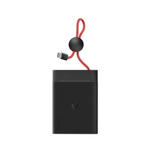 Power bank ONEPLUS 22.5W Magnetic Ring 10000 mAh, melns, 22.5W jauda