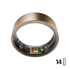 Smart ring activity tracker Ultrahuman Ring AIR, rose gold, PPG SpO2, 6-day battery, 8.1 mm width