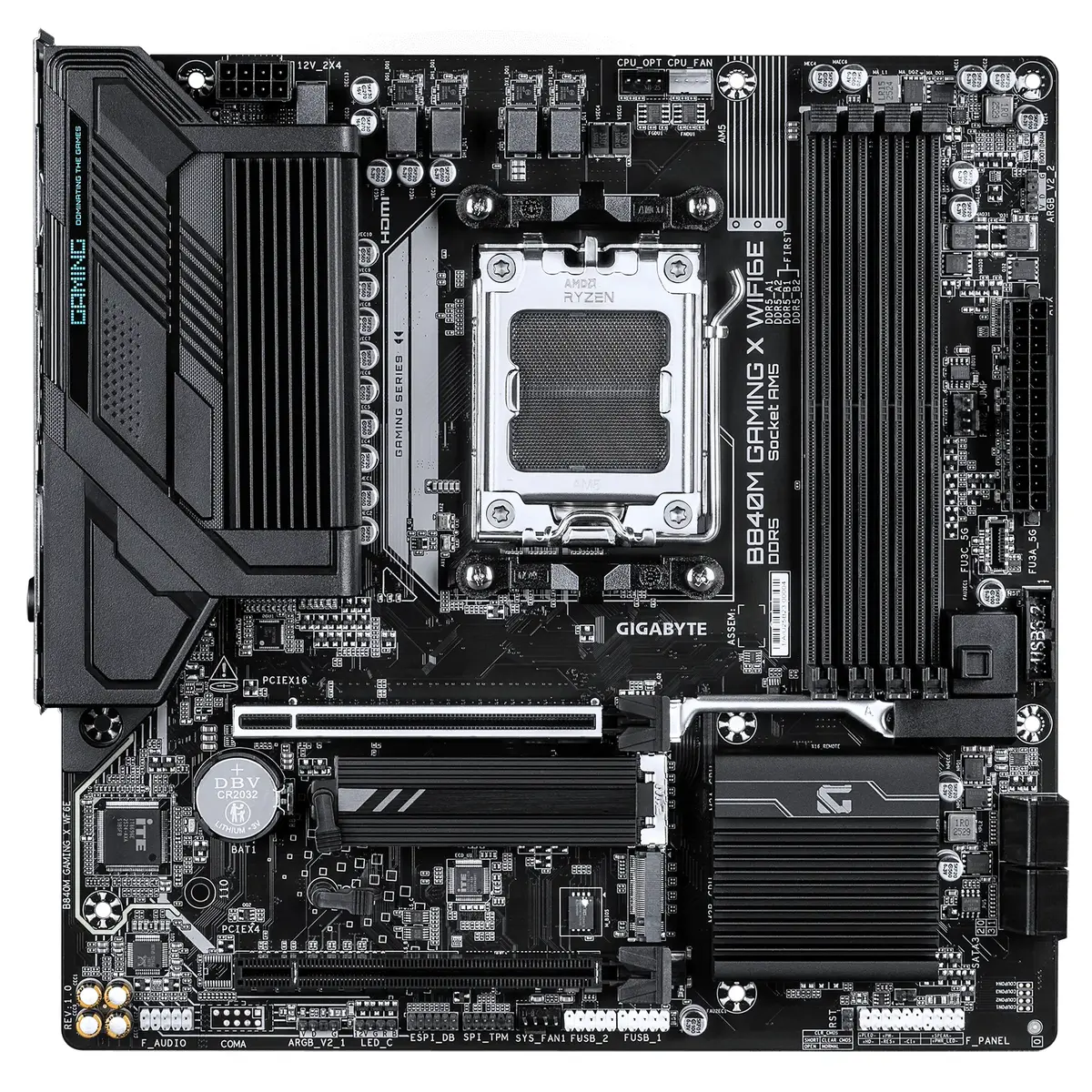 GIGABYTE B840M GAMING X WIFI6E mātesplate Photo 2