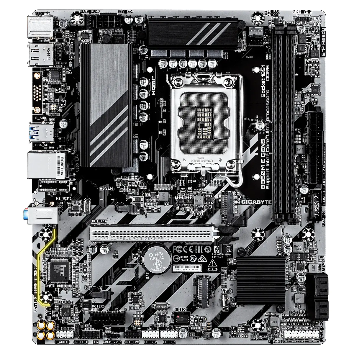 GIGABYTE B860M E GEN5 motherboard Photo 2