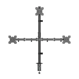 Monitor mount triple LOGILINK BP0218 — for 3 monitors 17–27 inches, 10 kg load per arm