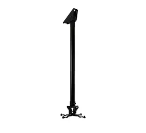 Кронштейн для проектора B-TECH SYSTEM 2 BT899-FD200/BB — потолочный, штанга 2 м Ø50 мм, грузоподъёмность 25 кг, чёрный