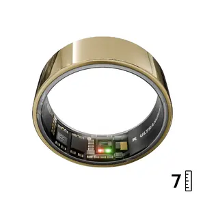 Smart ring Ultrahuman Ring AIR – sleep and fitness tracker, Gold, Size 7, PPG SpO2, up to 6 days battery