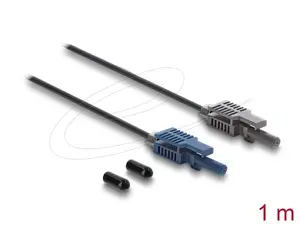 DELOCK fibre optic adapter 90998 multi-mode POF cable 100 cm black/grey