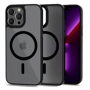 Riff Matte MagSafe aizmugurējais korpuss Apple iPhone 16e / iPhone 17e — melns, MagSafe saderīgs