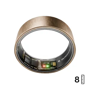 Smart ring activity tracker Ultrahuman Ring AIR, rose gold, PPG SpO2, 6-day battery, 8.1 mm width