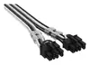 CORSAIR Elite Premium PCIe 12V 2x6→2x 8‑pin 0,65 м Photo 2