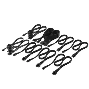 Internal power cable CORSAIR CP-8920377 — straight-to-straight connectors, black